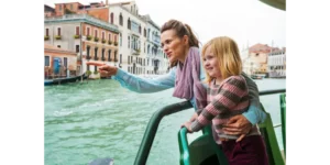 Moher And Daughter In A Venezia Cruise